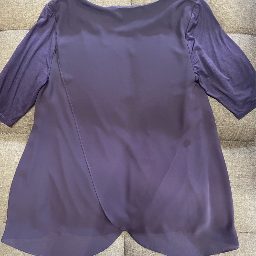 Ann Taylor plum colored top
